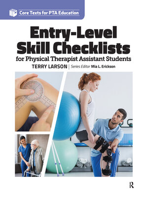 cover image of Entry Level Skill Checklists for Physical Therapist Assistant Students